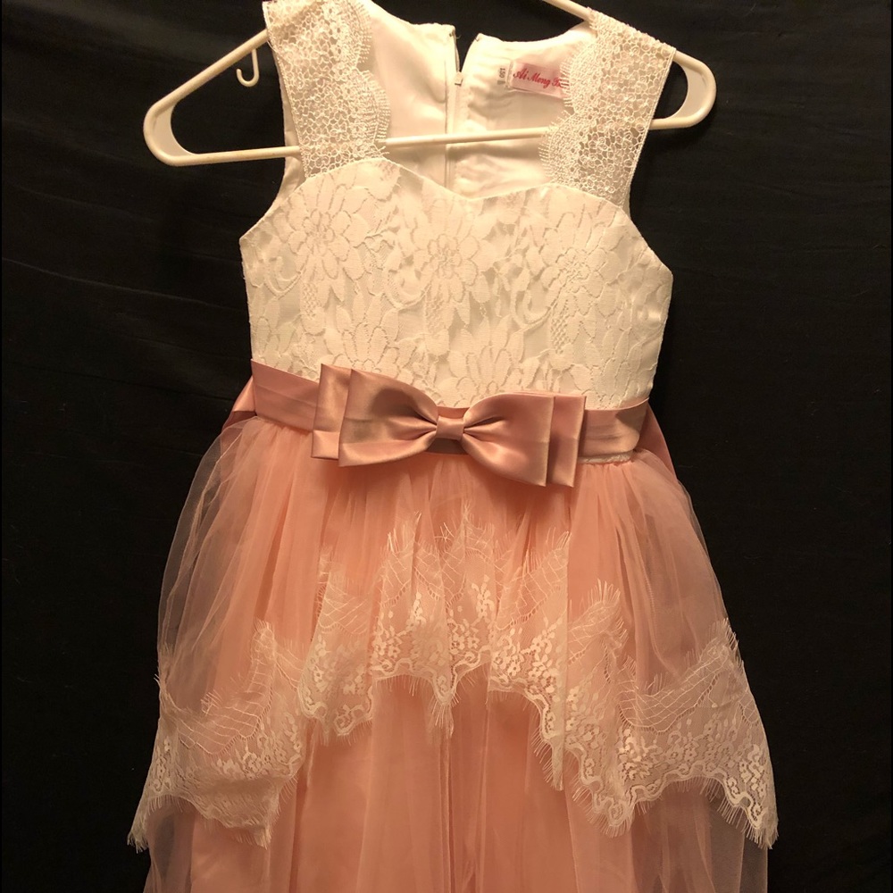 2 flower girl dresses size 10